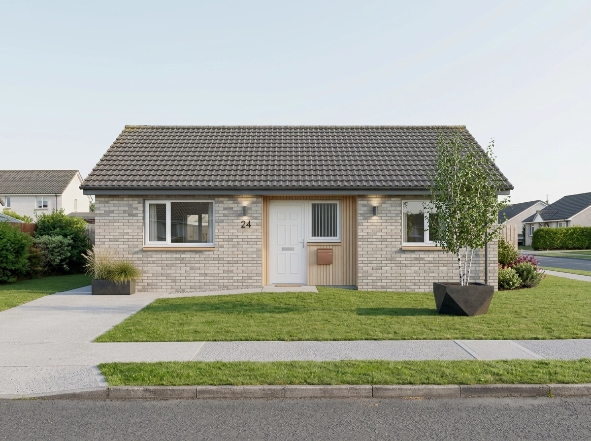 Scandinavian Facade Facade design — facade photo by GenRoom AI