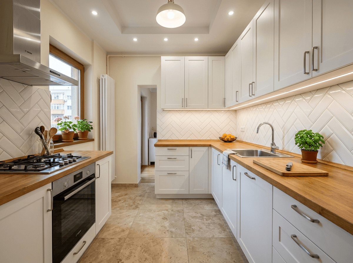 Kitchen interior in no_style style — photo by GenRoom AI