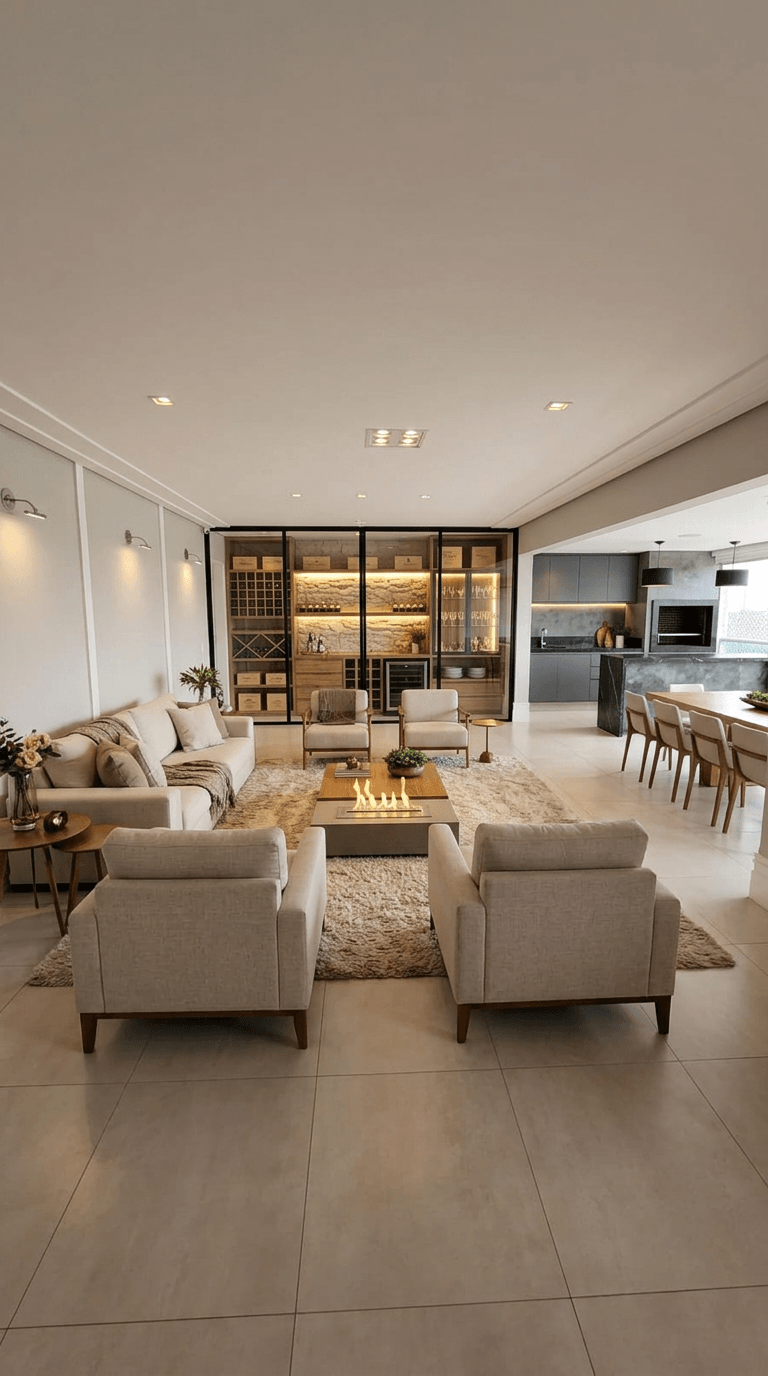 Interior design in Scandinavian style — Living Room by GenRoom AI