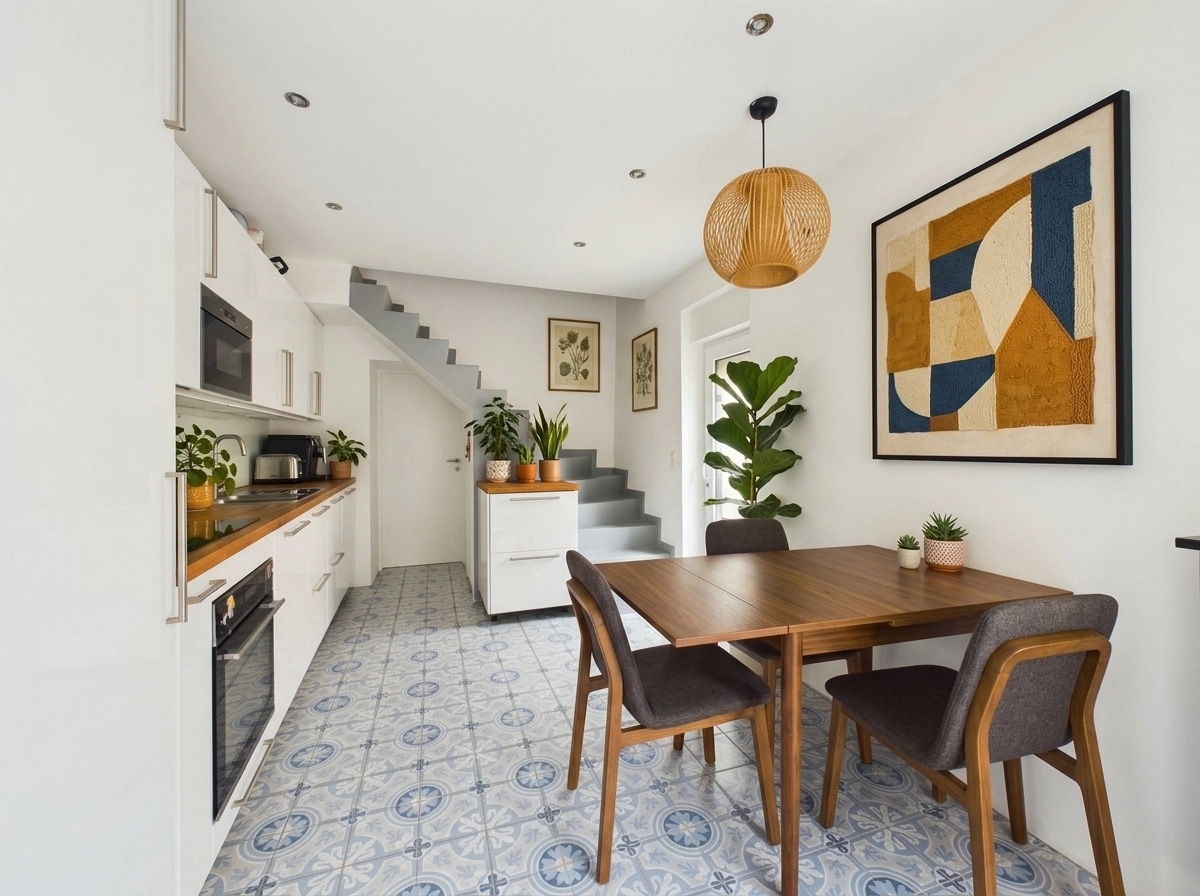Kitchen interior in no_style style — photo by GenRoom AI