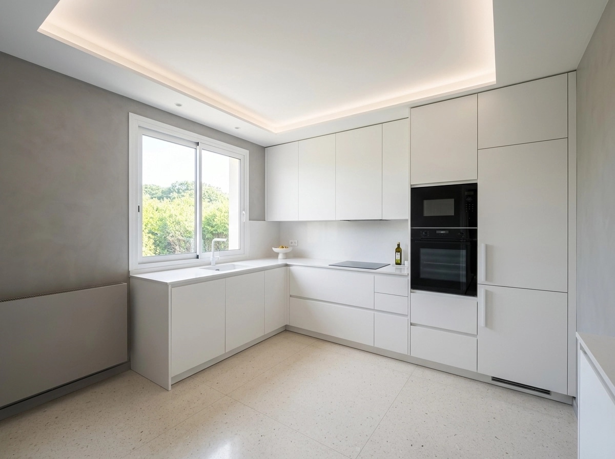 Minimalism Kitchen design — interior photo by GenRoom AI
