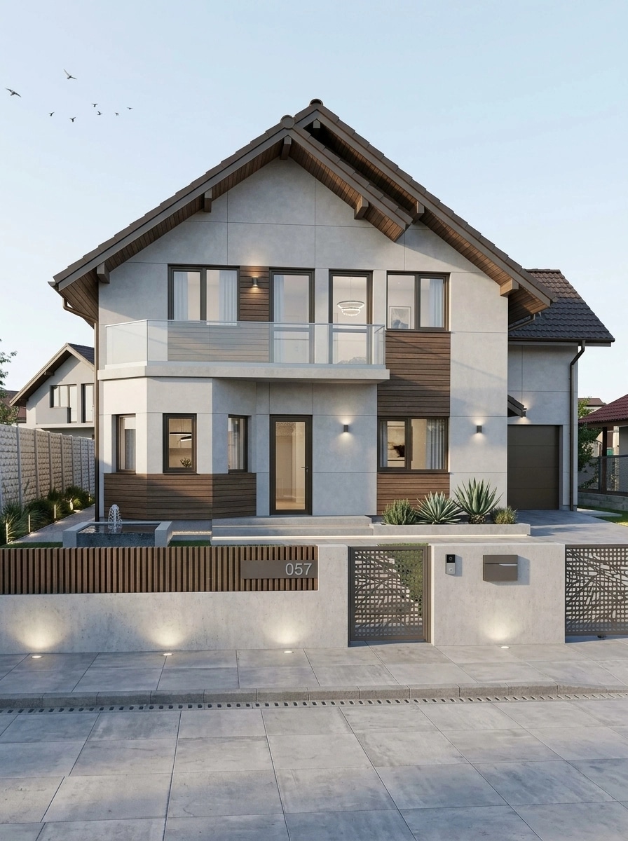 Contemporary Facade Facade design — facade photo by GenRoom AI