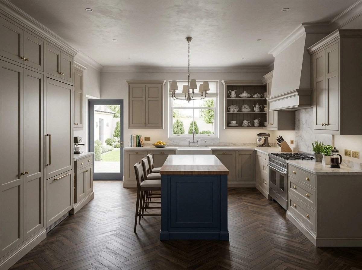 Interior design in Transitional style — Kitchen by GenRoom AI