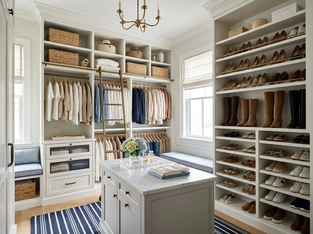Diseño de interiores en estilo Coastal / Hamptons — wardrobe por GenRoom AI