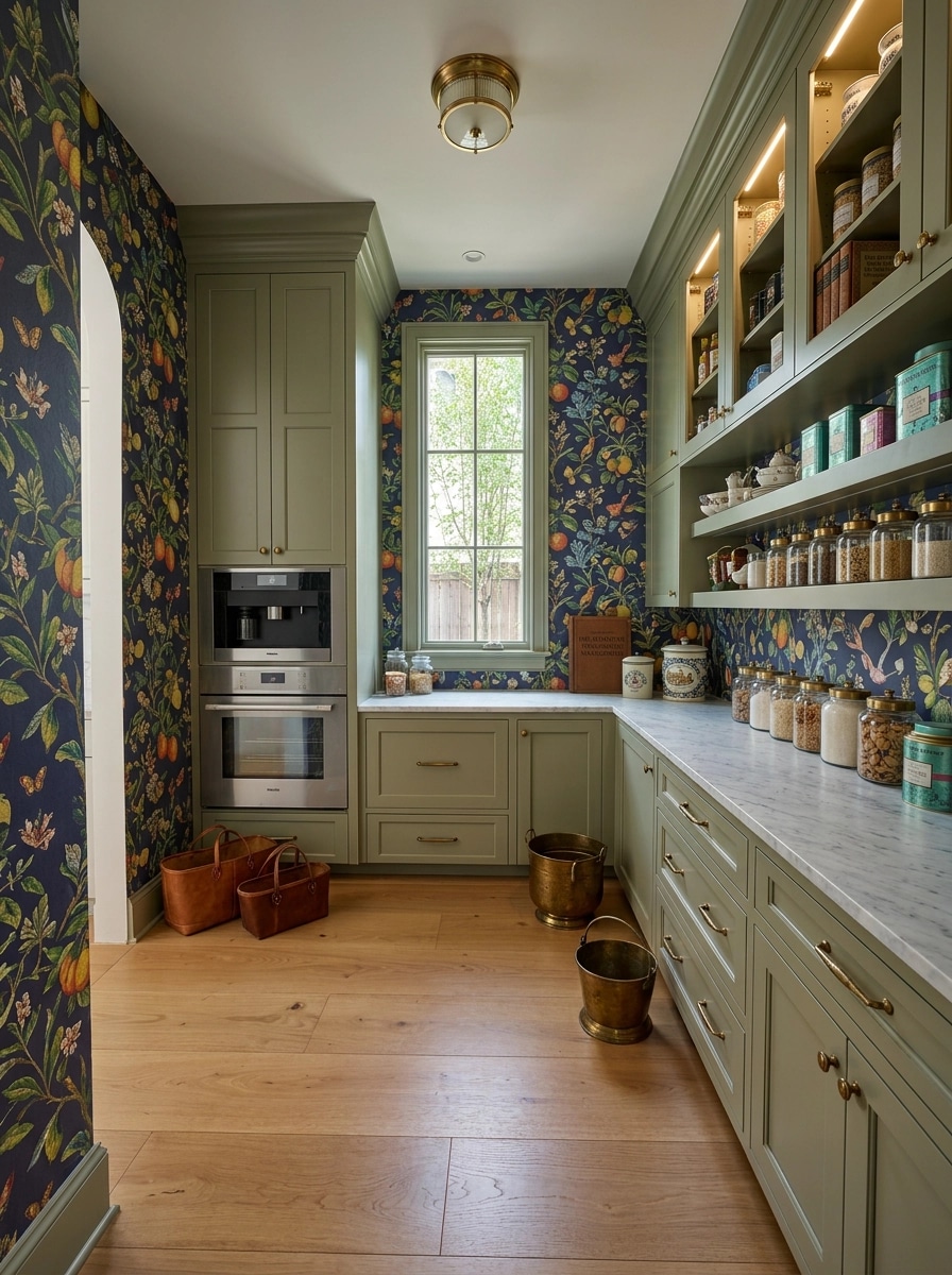 Design de interiores em estilo British — pantry por GenRoom AI