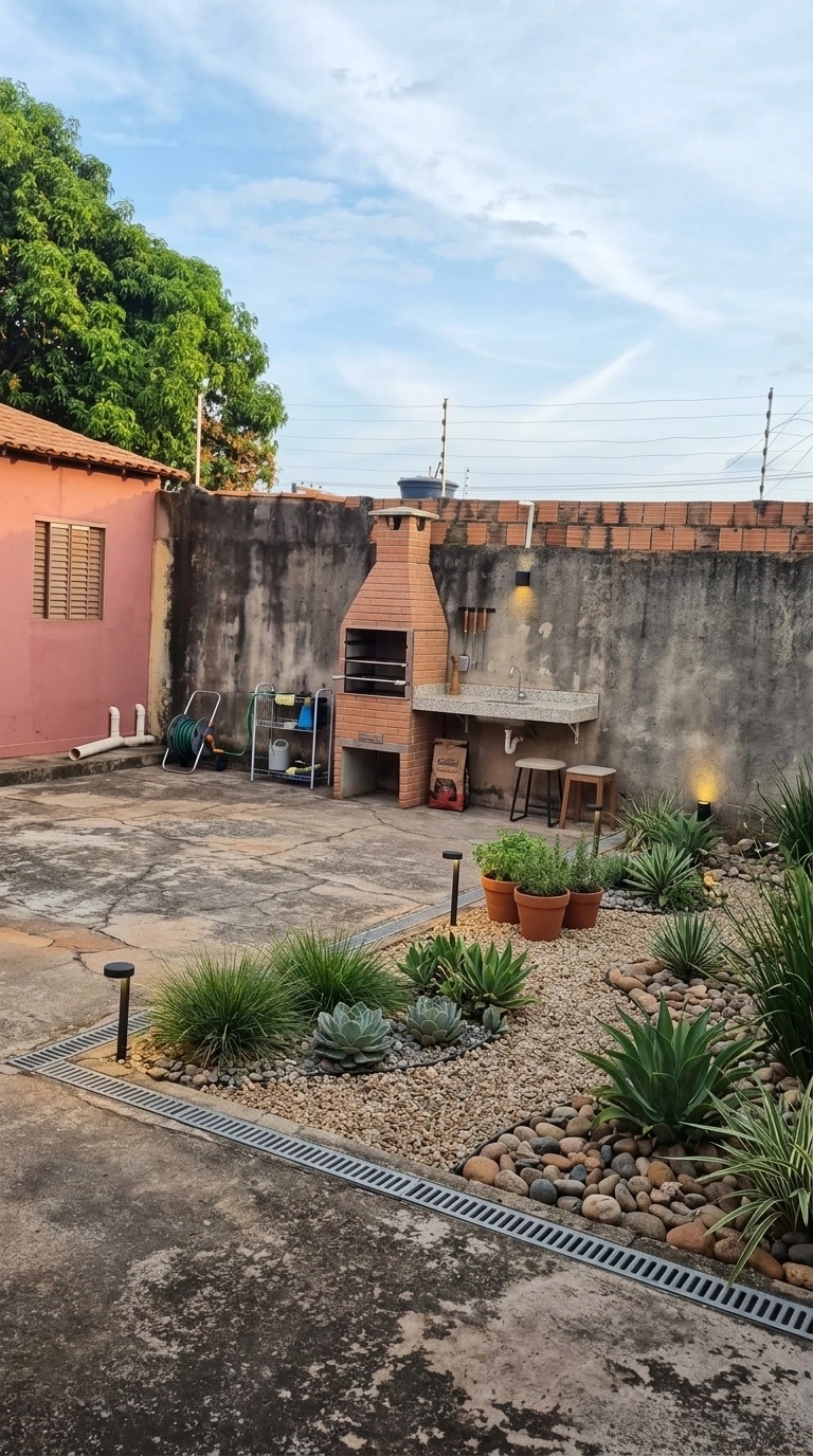 Yard design in no_style style — photo by GenRoom AI