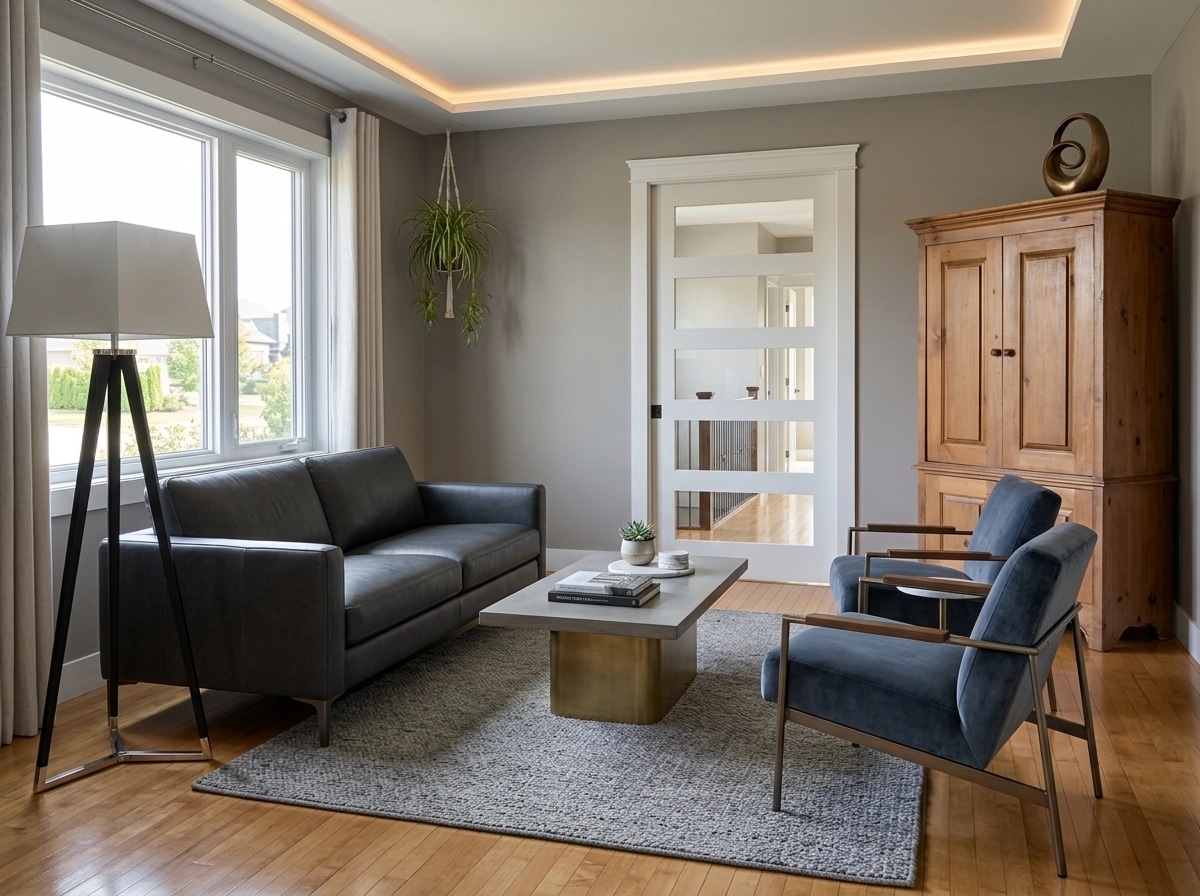 Interior design in Contemporary style — Living Room by GenRoom AI