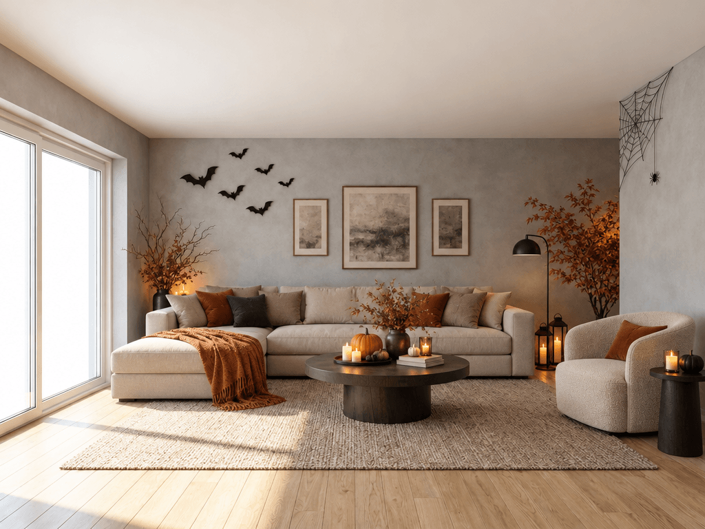Neoclassic Living Room design — interior photo by GenRoom AI