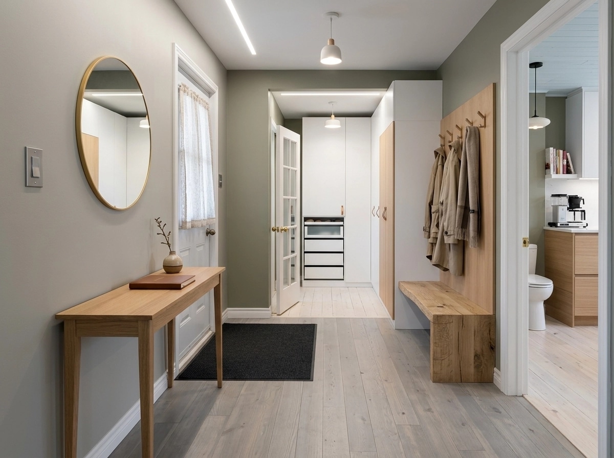 Interior design in Scandinavian style — Hallway by GenRoom AI