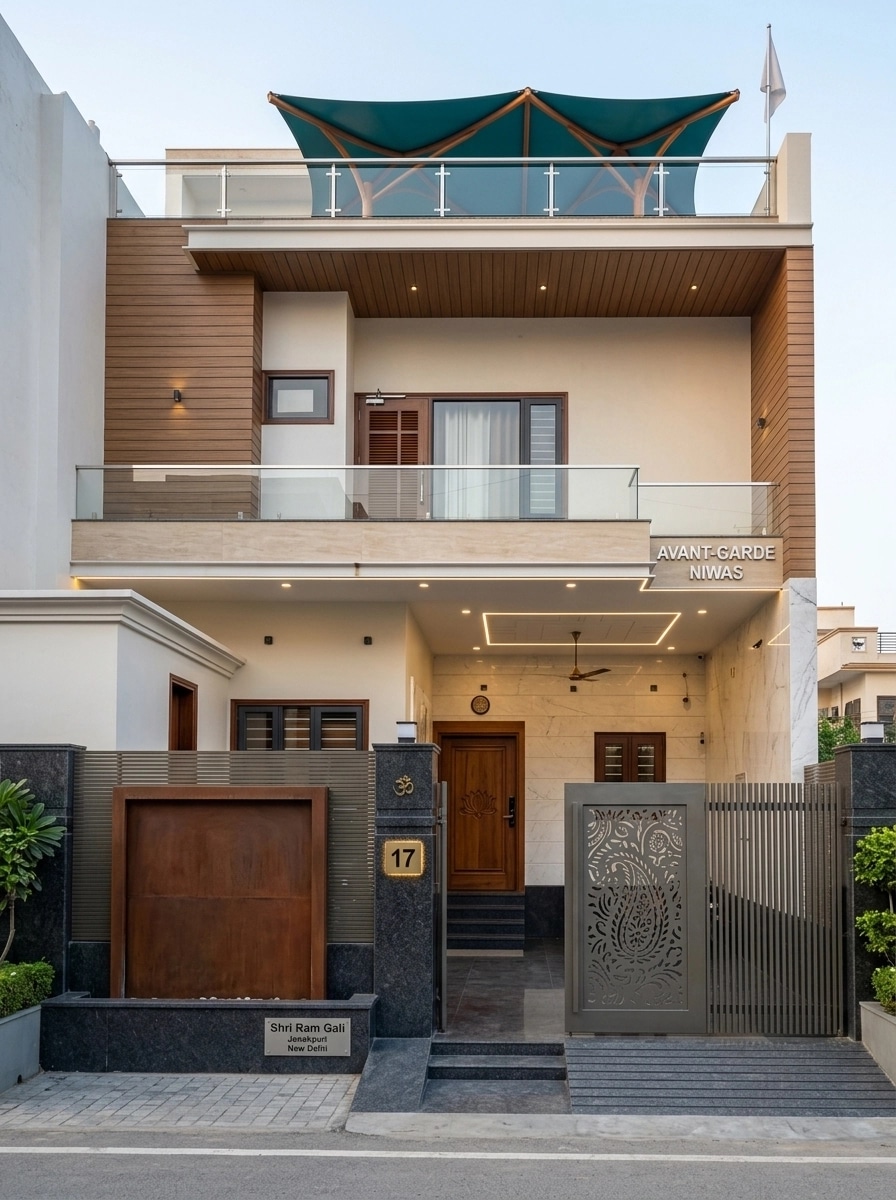Contemporary Facade Facade design — facade photo by GenRoom AI