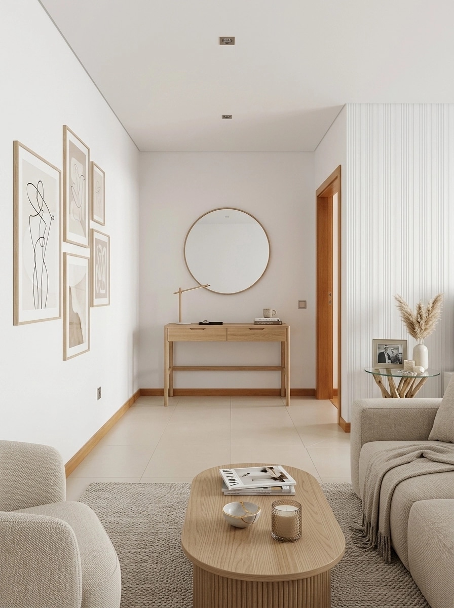 Scandinavian Living Room design — interior photo by GenRoom AI