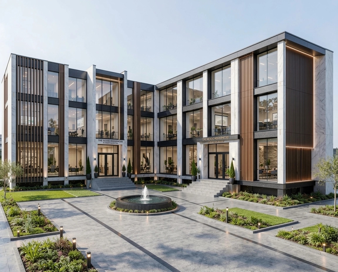 Facade design in Contemporary Facade style — Facade by GenRoom AI