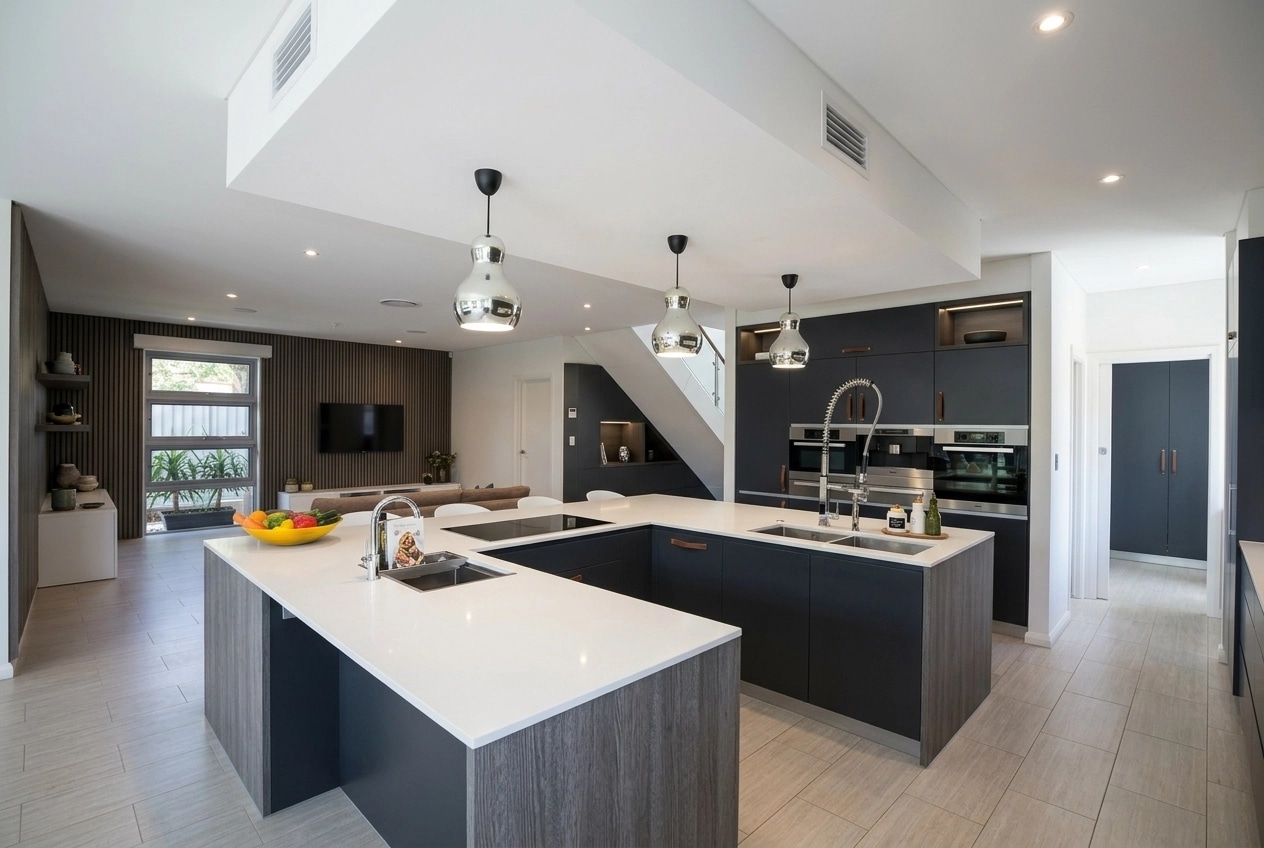 Interior design in Contemporary style — Kitchen by GenRoom AI