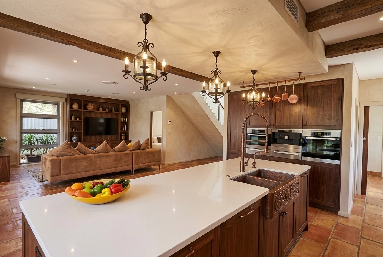 Interior design in Mediterranean style — Kitchen by GenRoom AI
