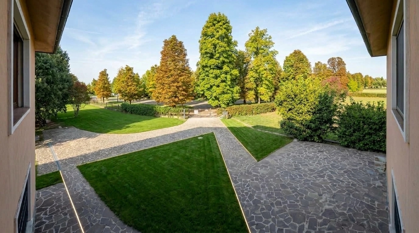 Landscape design in Minimalist Yard style — Yard by GenRoom AI