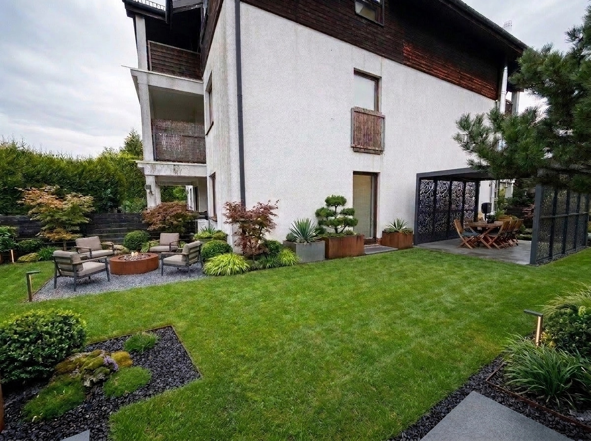 Landscape design in Contemporary Yard style — Yard by GenRoom AI