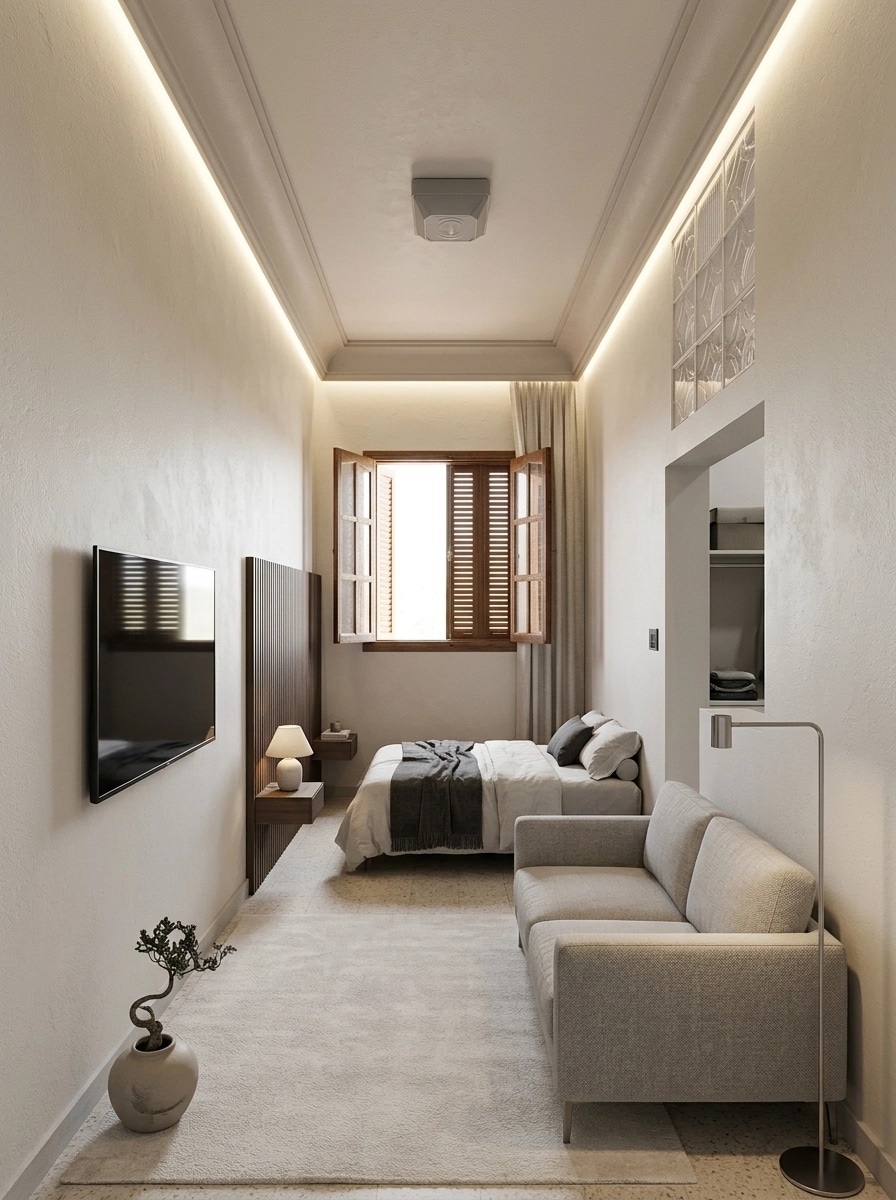 Minimalism Bedroom design — interior photo by GenRoom AI