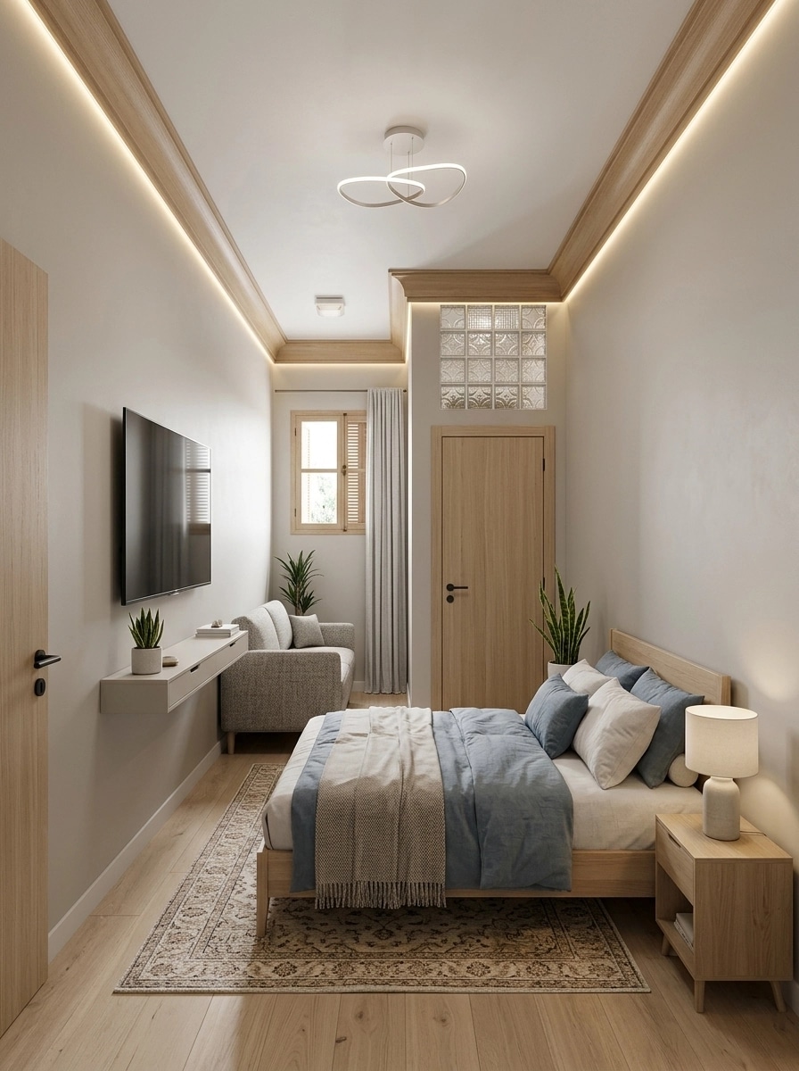 Scandinavian Bedroom design — interior photo by GenRoom AI