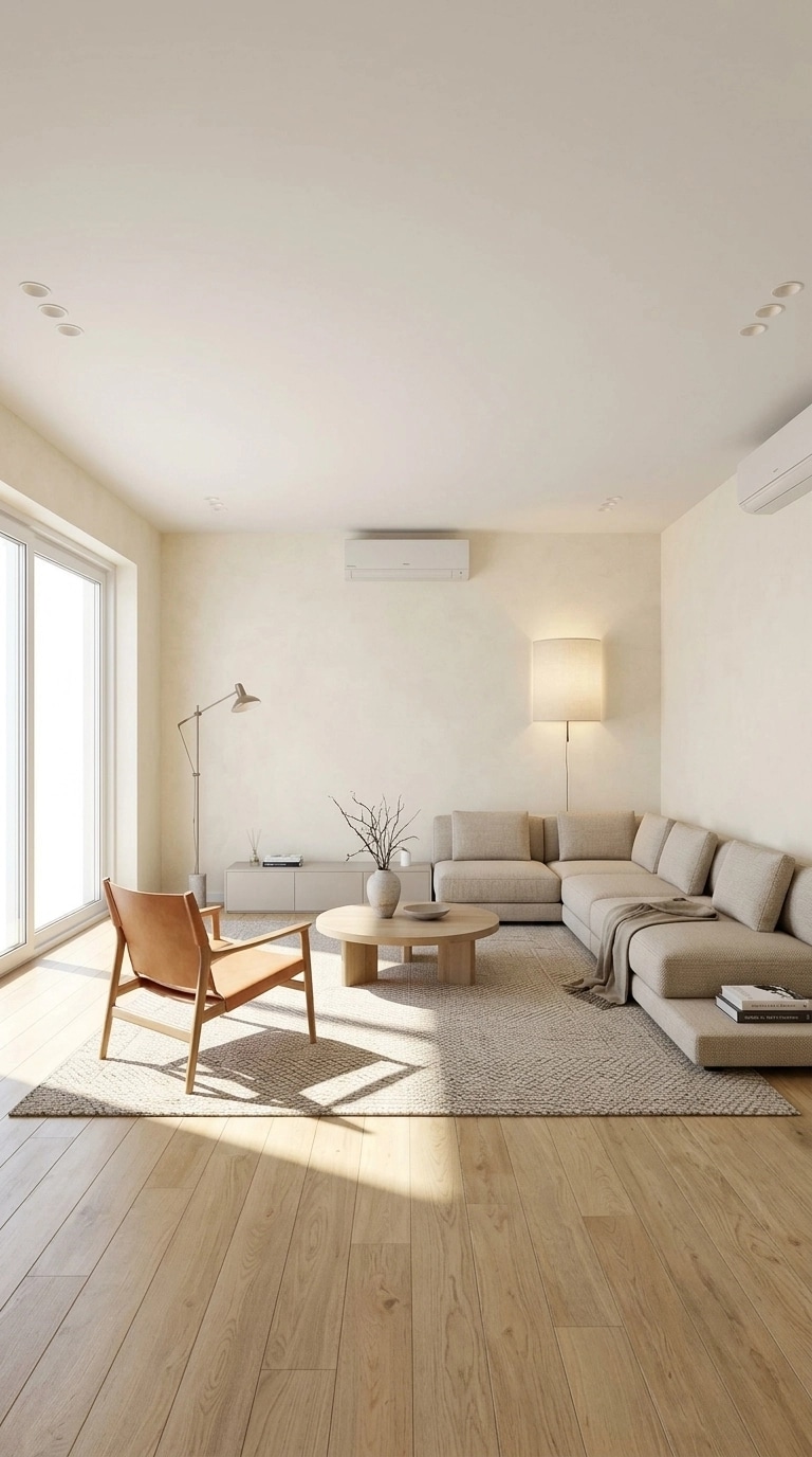 Minimalism Living Room design — interior photo by GenRoom AI