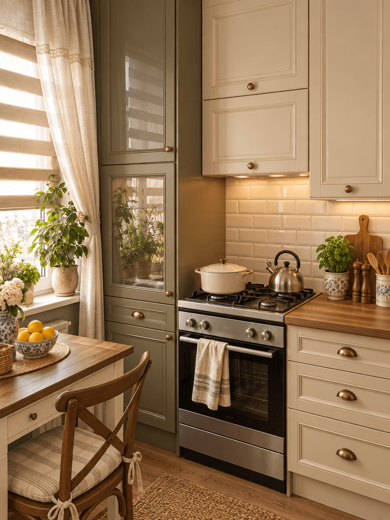 Kitchen interior in Classic style — photo by GenRoom AI