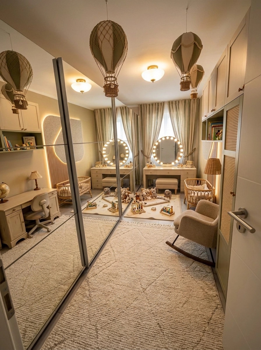 Interior design in Mediterranean style — Kids Room by GenRoom AI