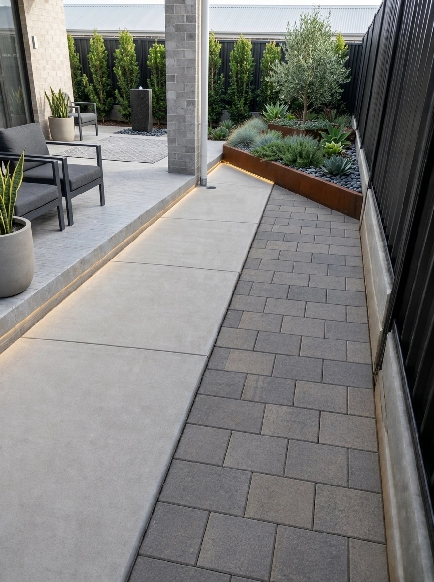 Landscape design in Contemporary Yard style — Yard by GenRoom AI