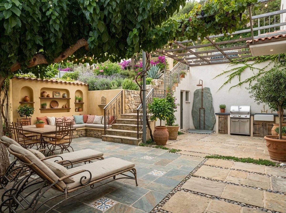 Mediterranean Yard Yard design — yard photo by GenRoom AI