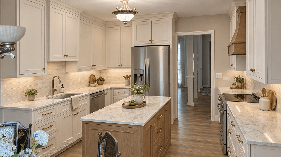 Kitchen interior in Classic style — photo by GenRoom AI