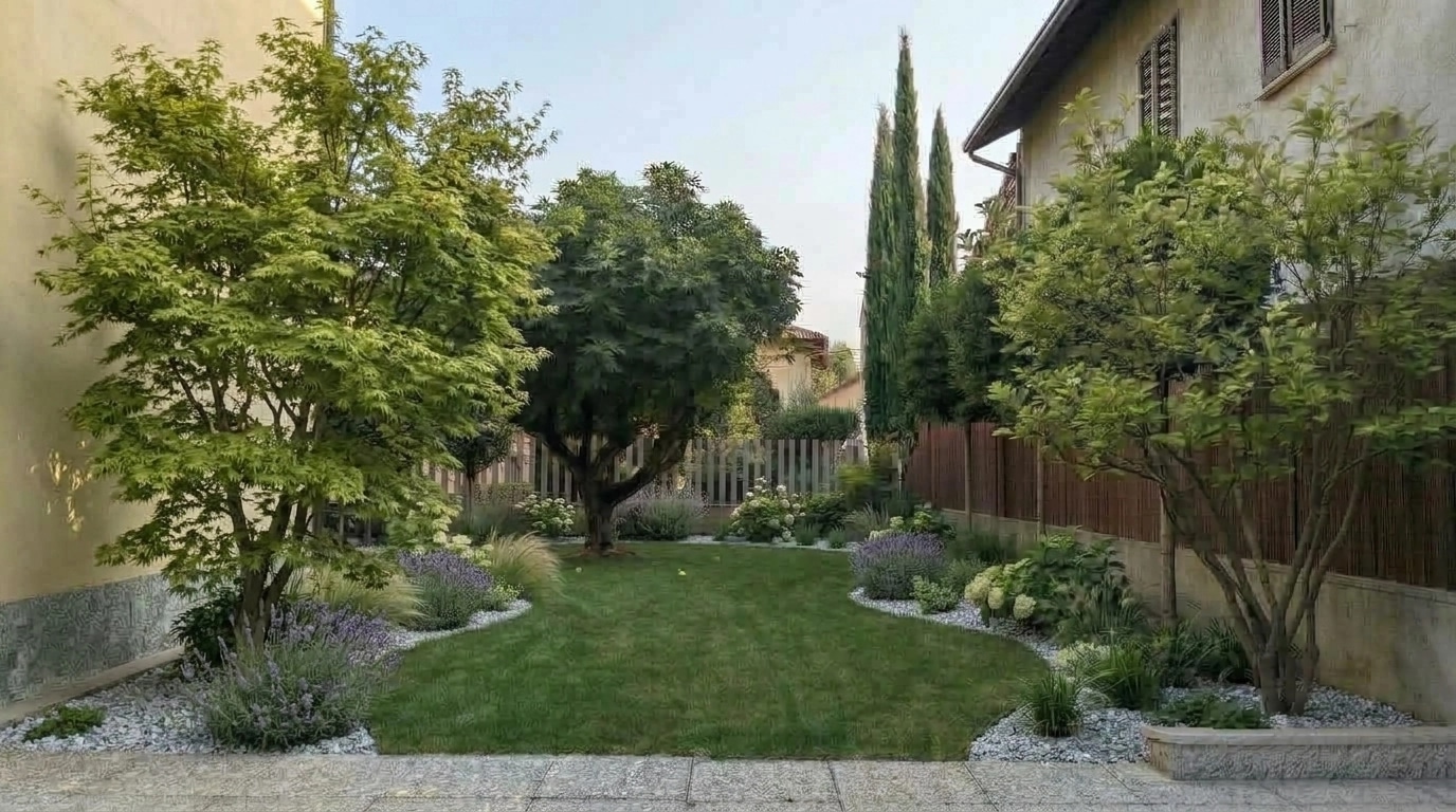 Yard design in no_style style — photo by GenRoom AI