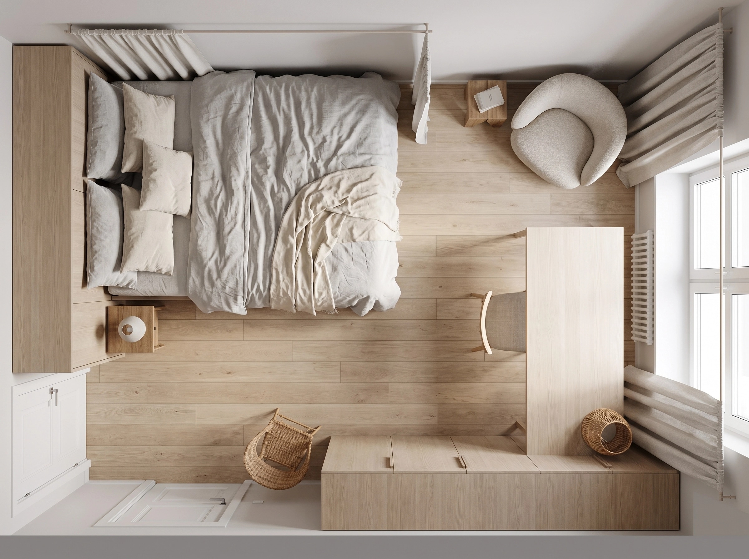 Scandinavian Living Room design — interior photo by GenRoom AI