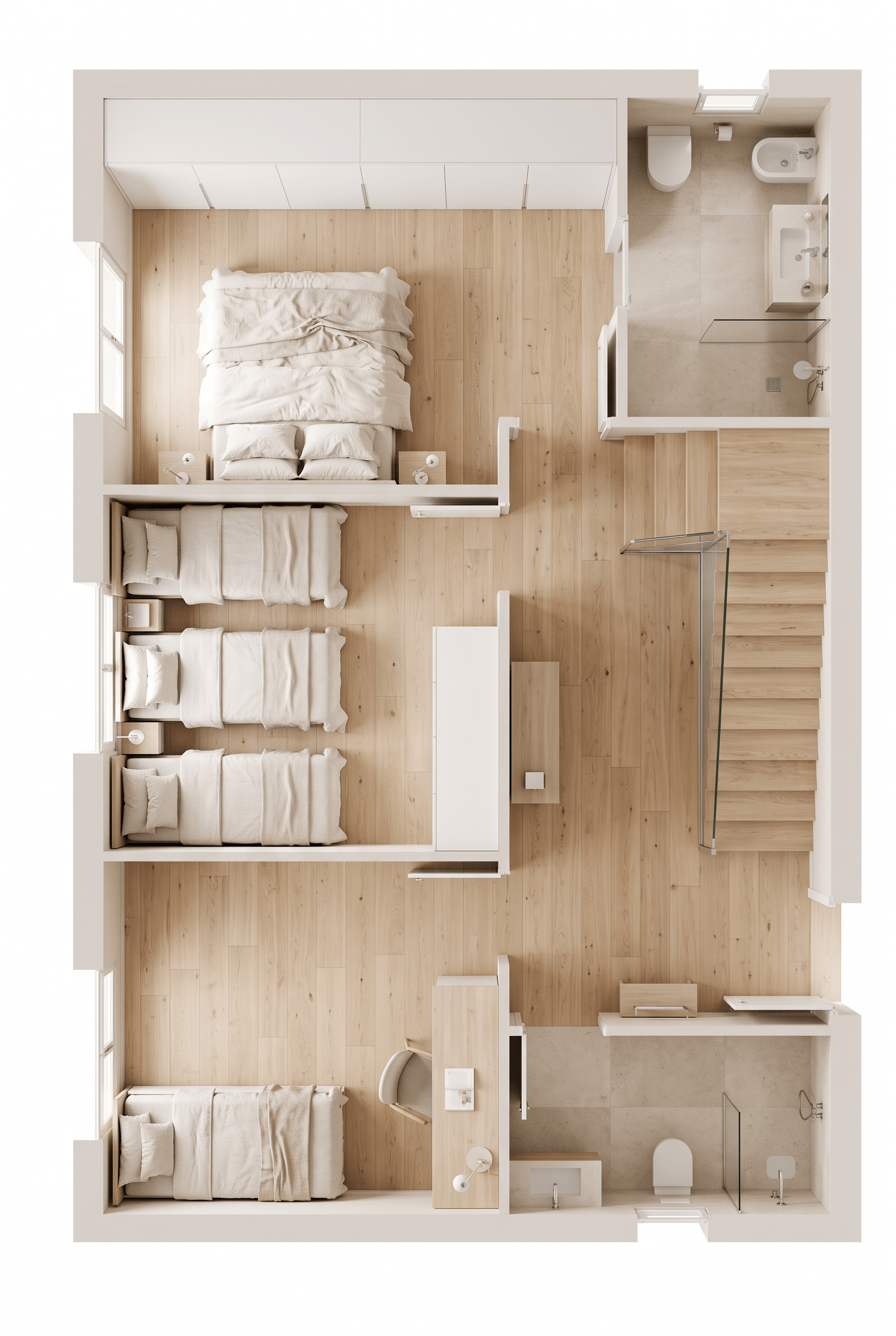 Interior design in Minimalism style — Living Room by GenRoom AI