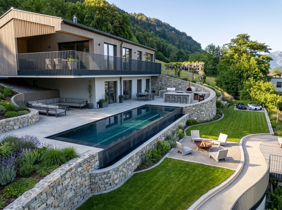 Contemporary Yard Yard design — yard photo by GenRoom AI