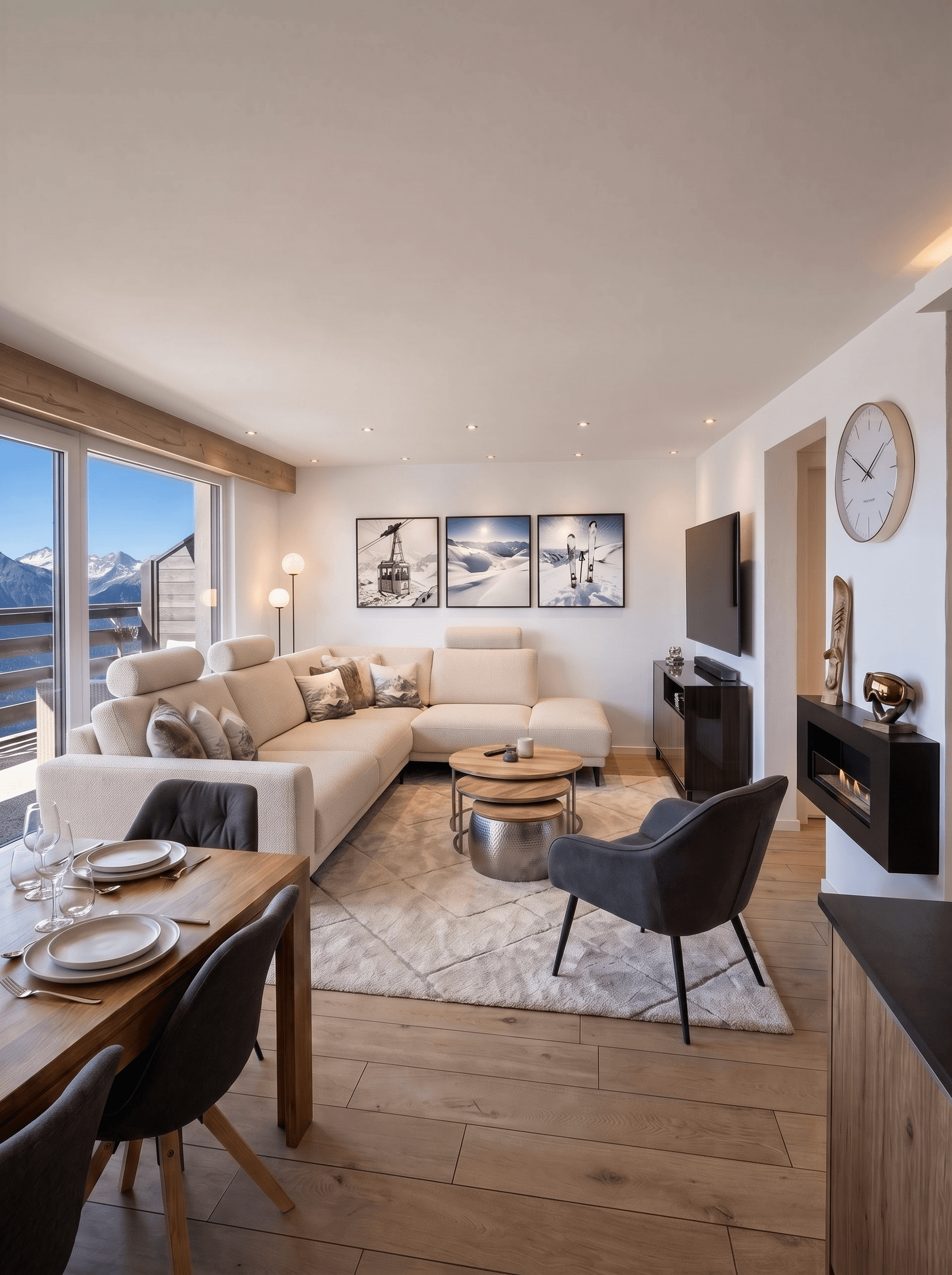 Interior design in Contemporary style — Living Room by GenRoom AI