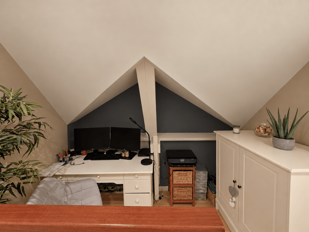 Interior design in Scandinavian style — home_office by GenRoom AI