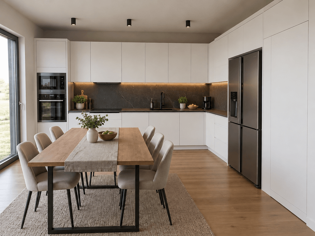 Kitchen interior in no_style style — photo by GenRoom AI