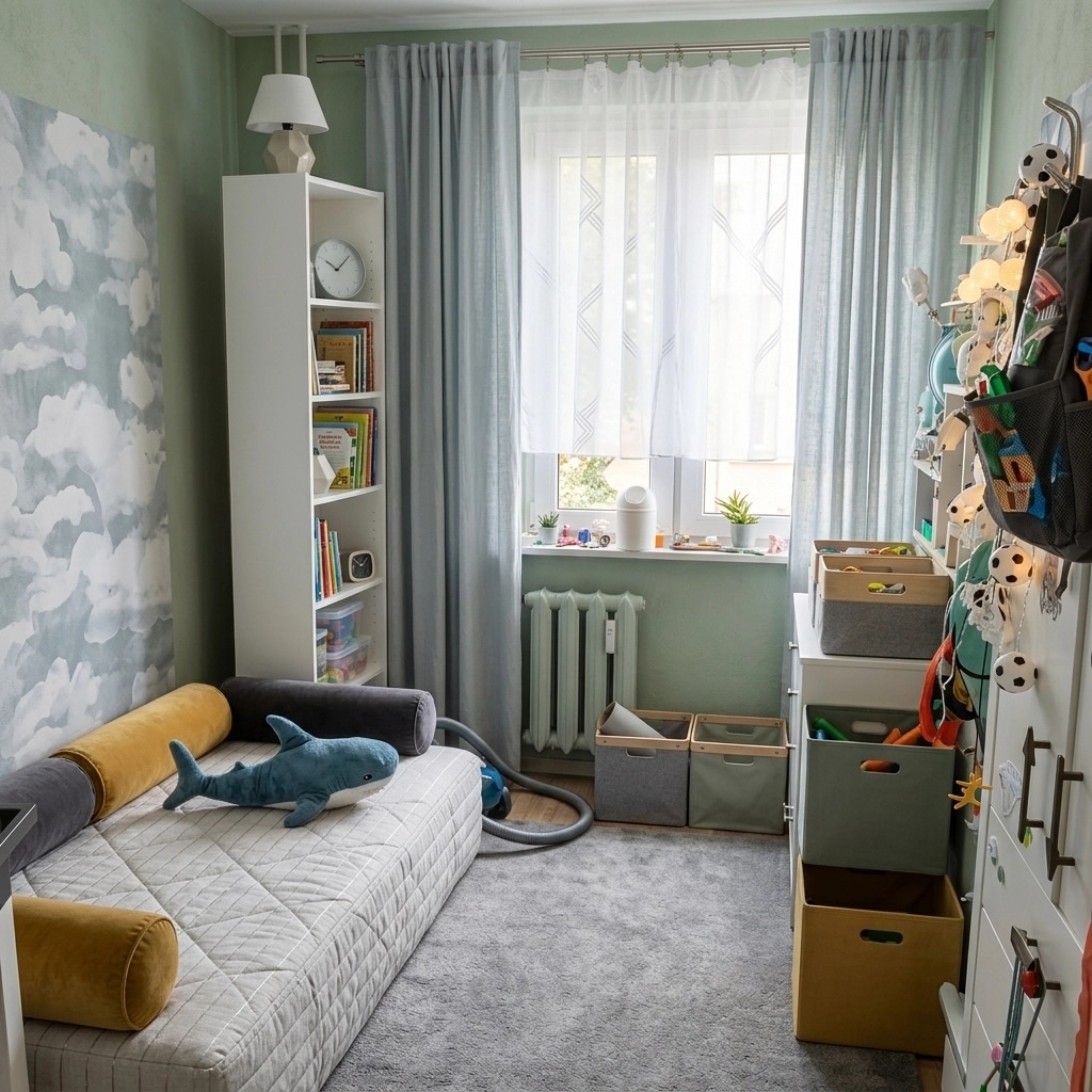 Interior design in Contemporary style — Kids Room by GenRoom AI