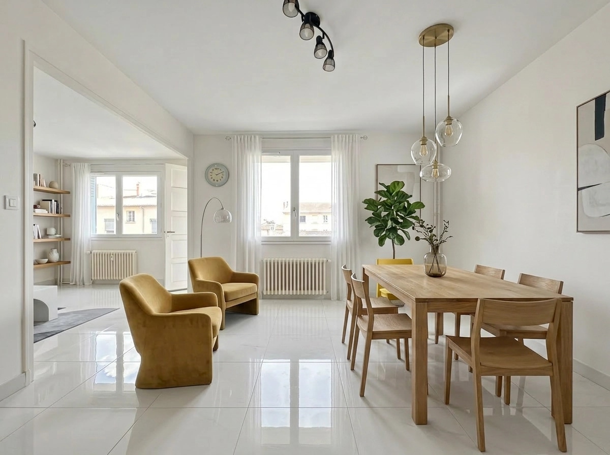 Minimalism Living Room design — interior photo by GenRoom AI