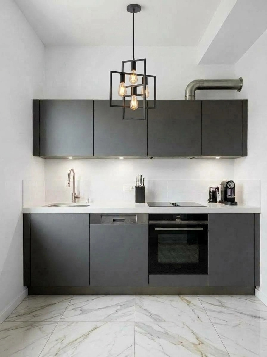 Kitchen interior in Contemporary style — photo by GenRoom AI