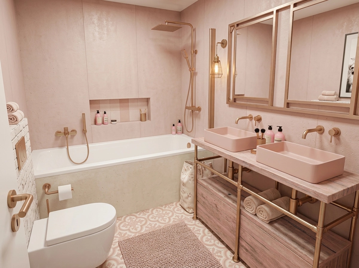Bathroom interior in Contemporary style — photo by GenRoom AI