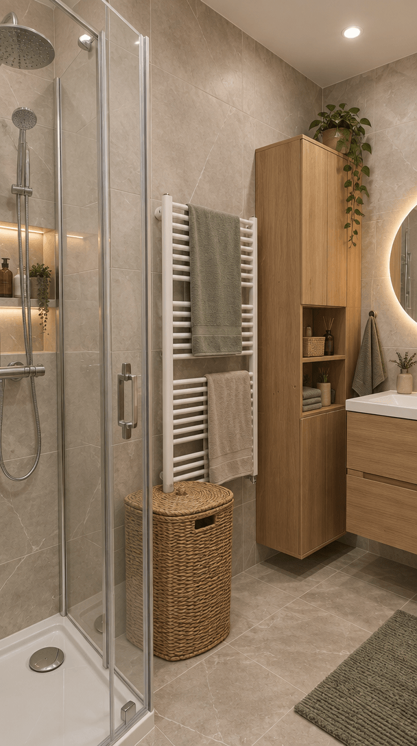 Contemporary Bathroom design — interior photo by GenRoom AI