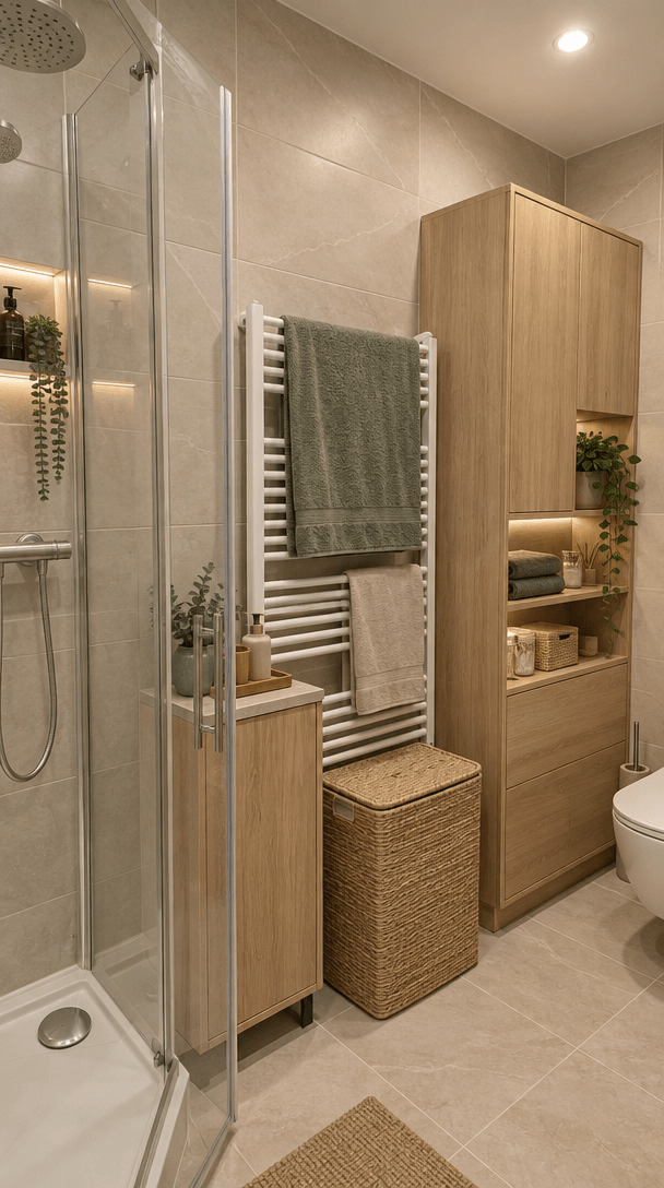 Interior design in Scandinavian style — Bathroom by GenRoom AI