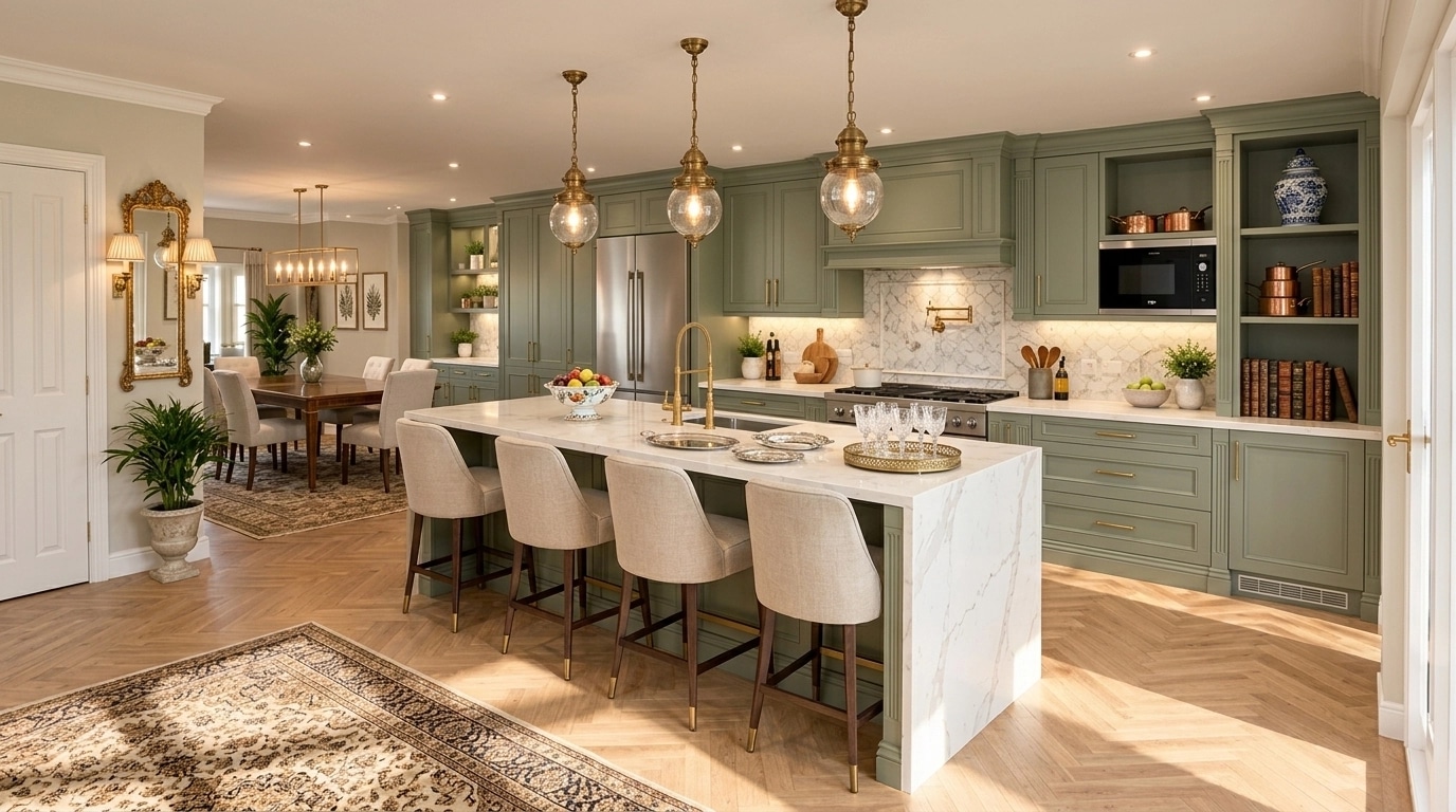 Interior design in Classic style — Kitchen by GenRoom AI