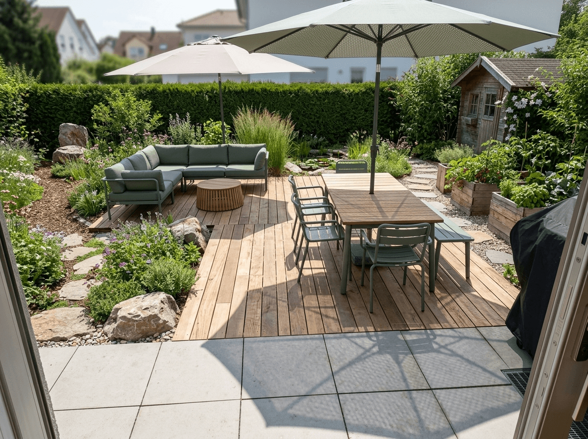Yard design in no_style style — photo by GenRoom AI