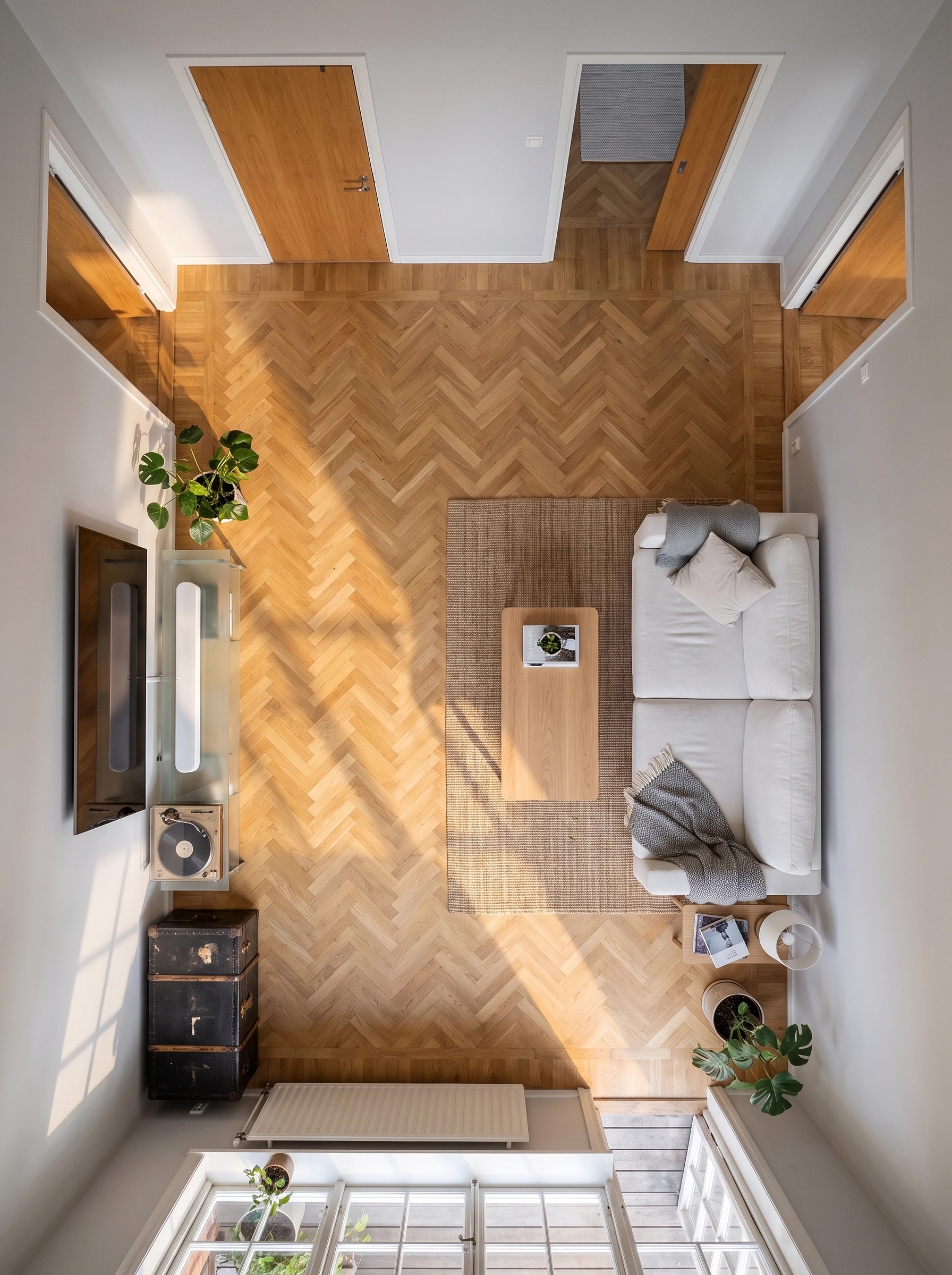 Interior design in Scandinavian style — Living Room by GenRoom AI