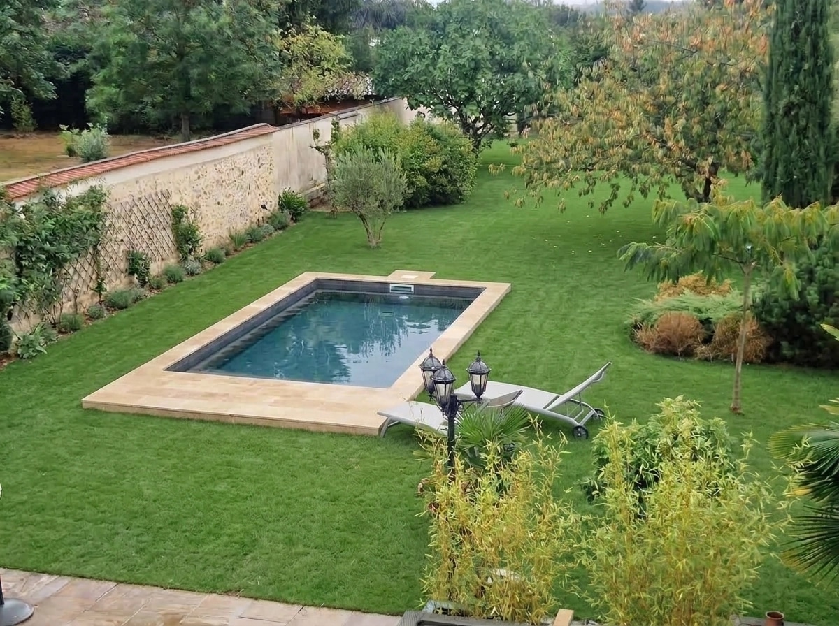 Yard design in no_style style — photo by GenRoom AI