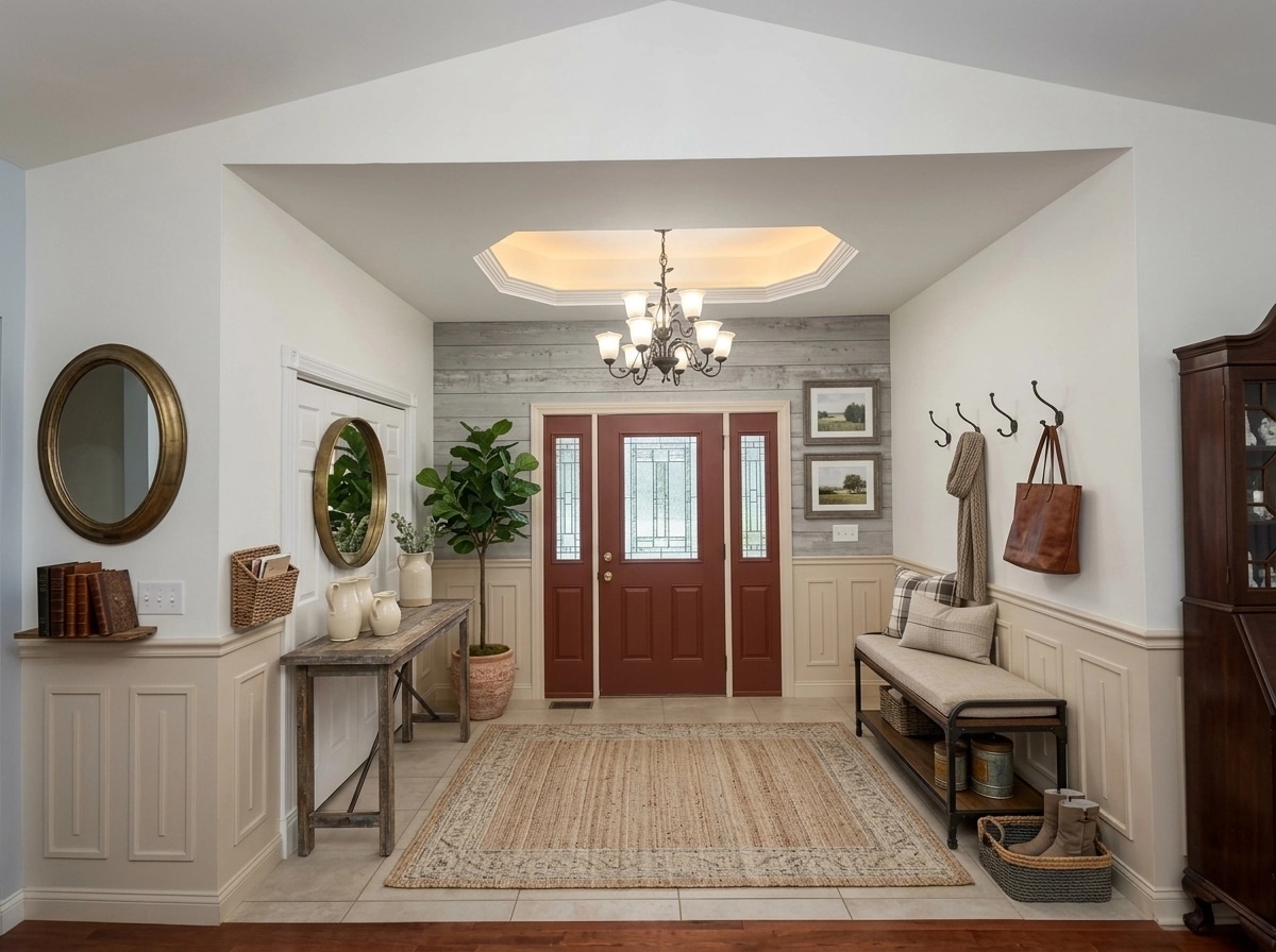 Modern Farmhouse Hallway design — interior photo by GenRoom AI