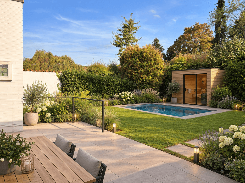 Yard design in no_style style — photo by GenRoom AI