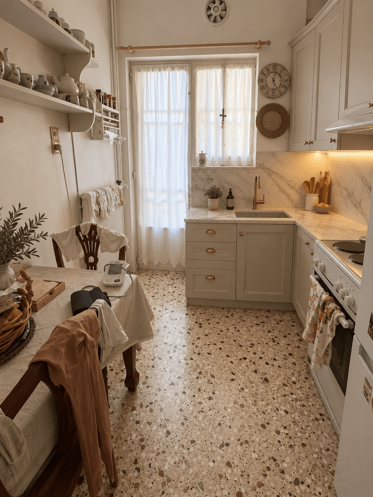 Neoclassic Kitchen design — interior photo by GenRoom AI