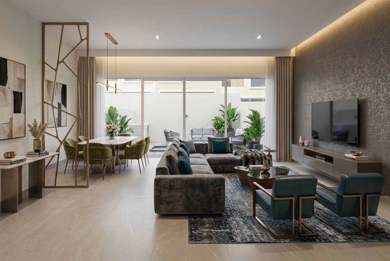 Interior design in Contemporary style — Living Room by GenRoom AI