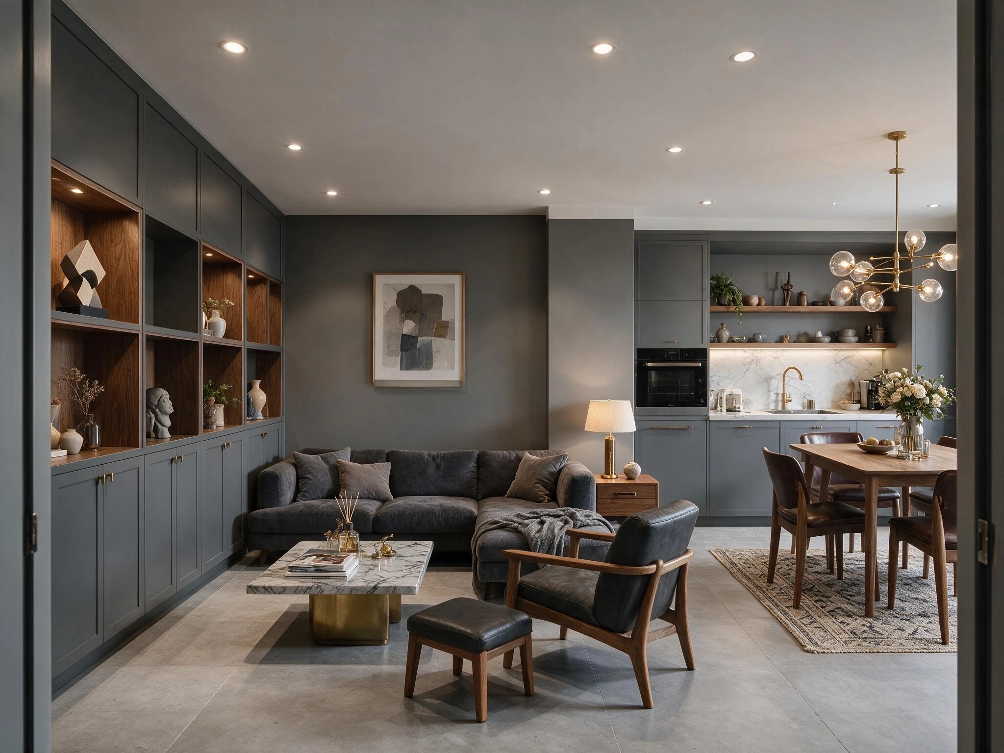 Interior design in Contemporary style — terrace by GenRoom AI